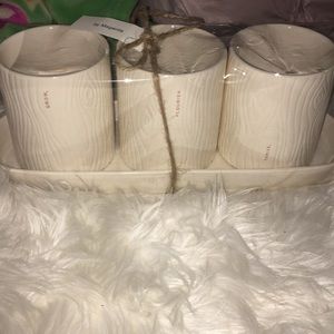 Rae Dunn flower pots